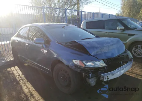 2009 Honda Civic Lx из США, поврежденный, VIN 19XFA16589E046583